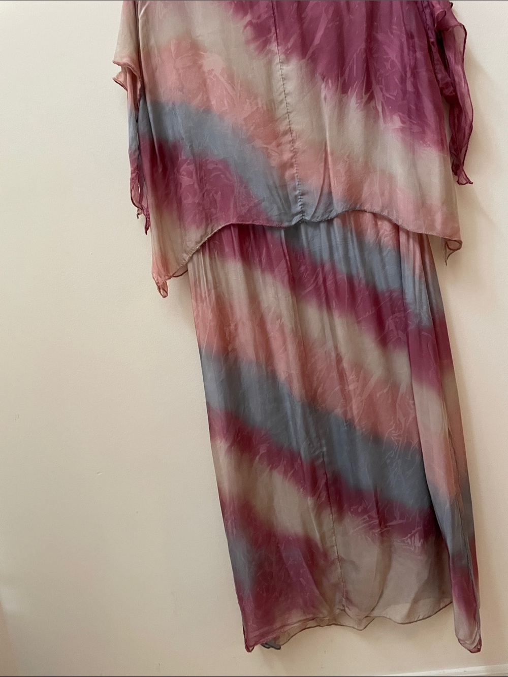Made in Italy Layered Silk Dress - Picture 12 of 12
